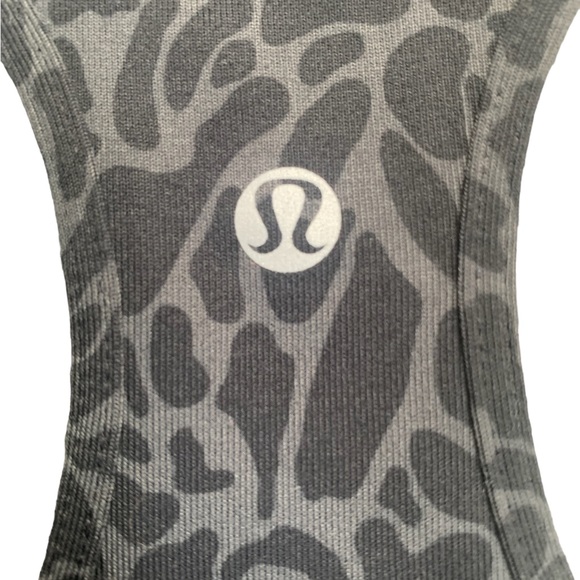 LULULEMON Black & Gray Cool Racerback Tank Top - Picture 8 of 8